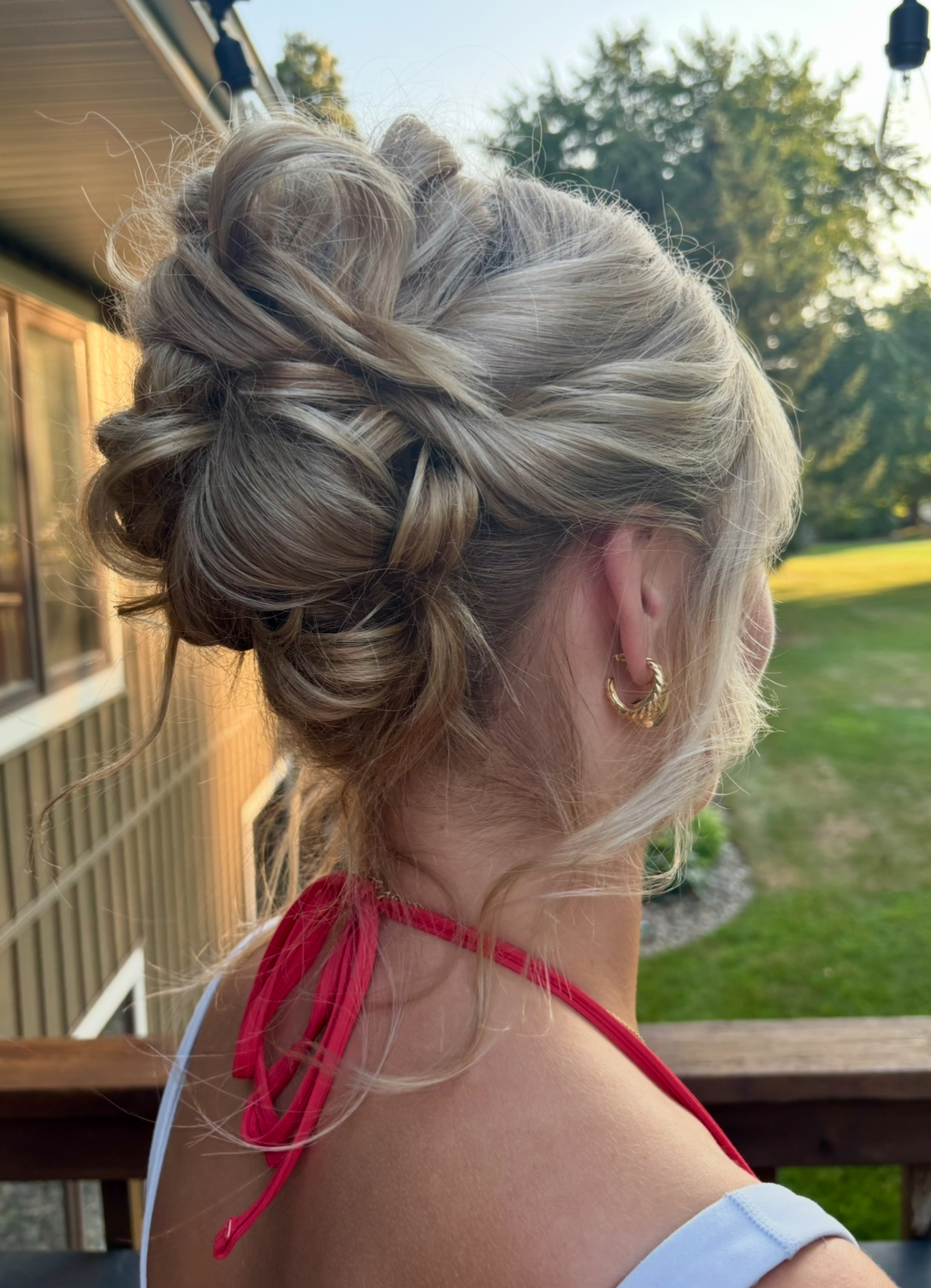 Bridal hairstyle with curls by Rickey Case